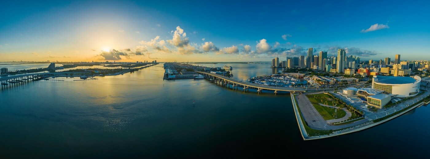 miami skyline peta vegan friendly cities 2018