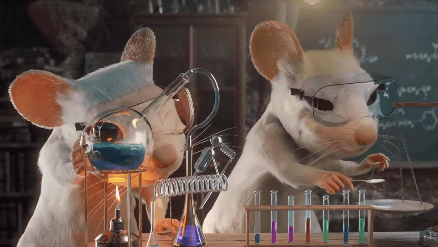 mouse experiment, mouse lab, animated short
