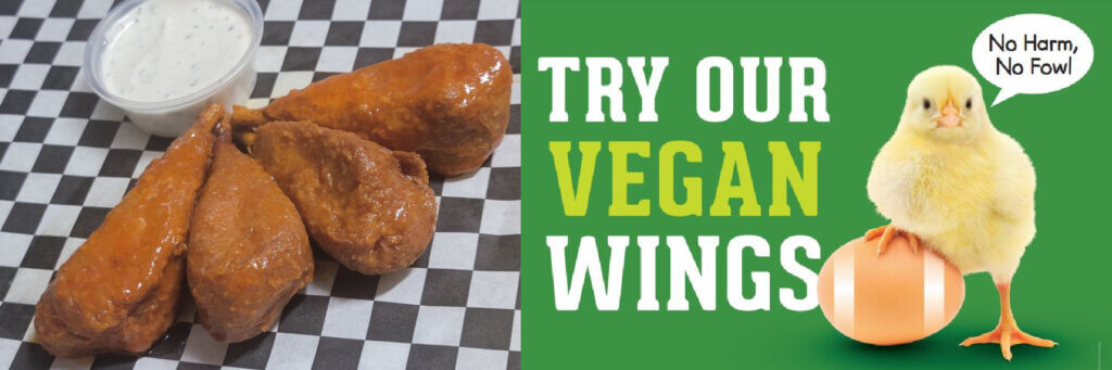 no harm no fowl vegan wings from doomies