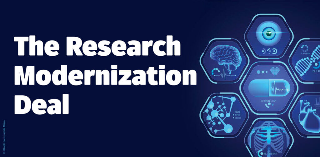 The Research and Modernization Deal graphic