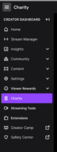 Image showing twitch creator dashboard