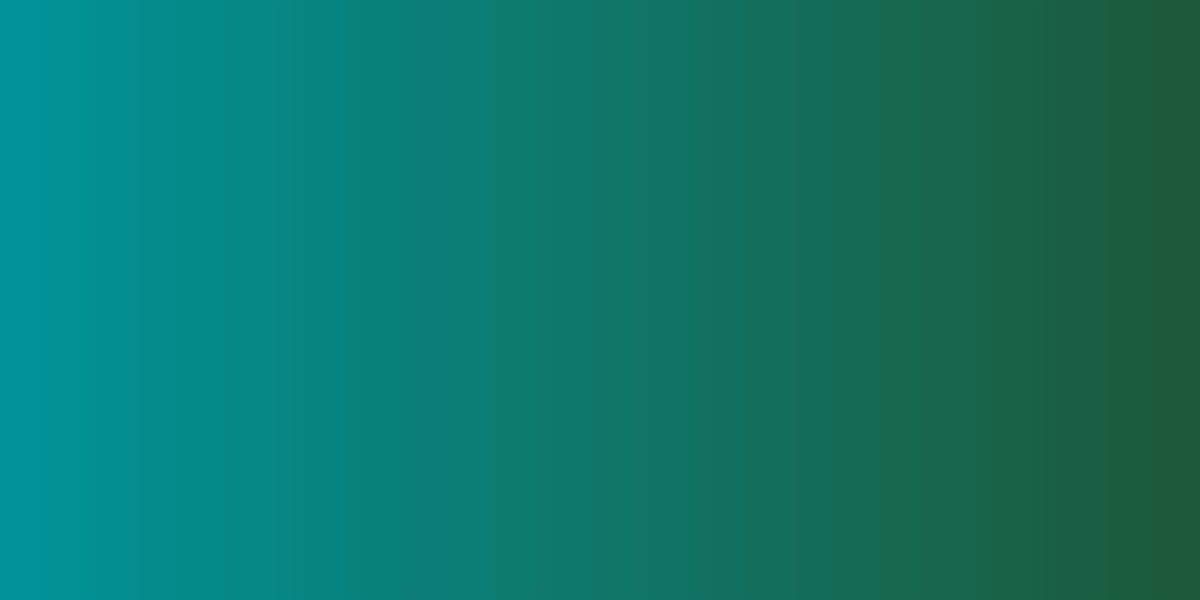 A teal and green background