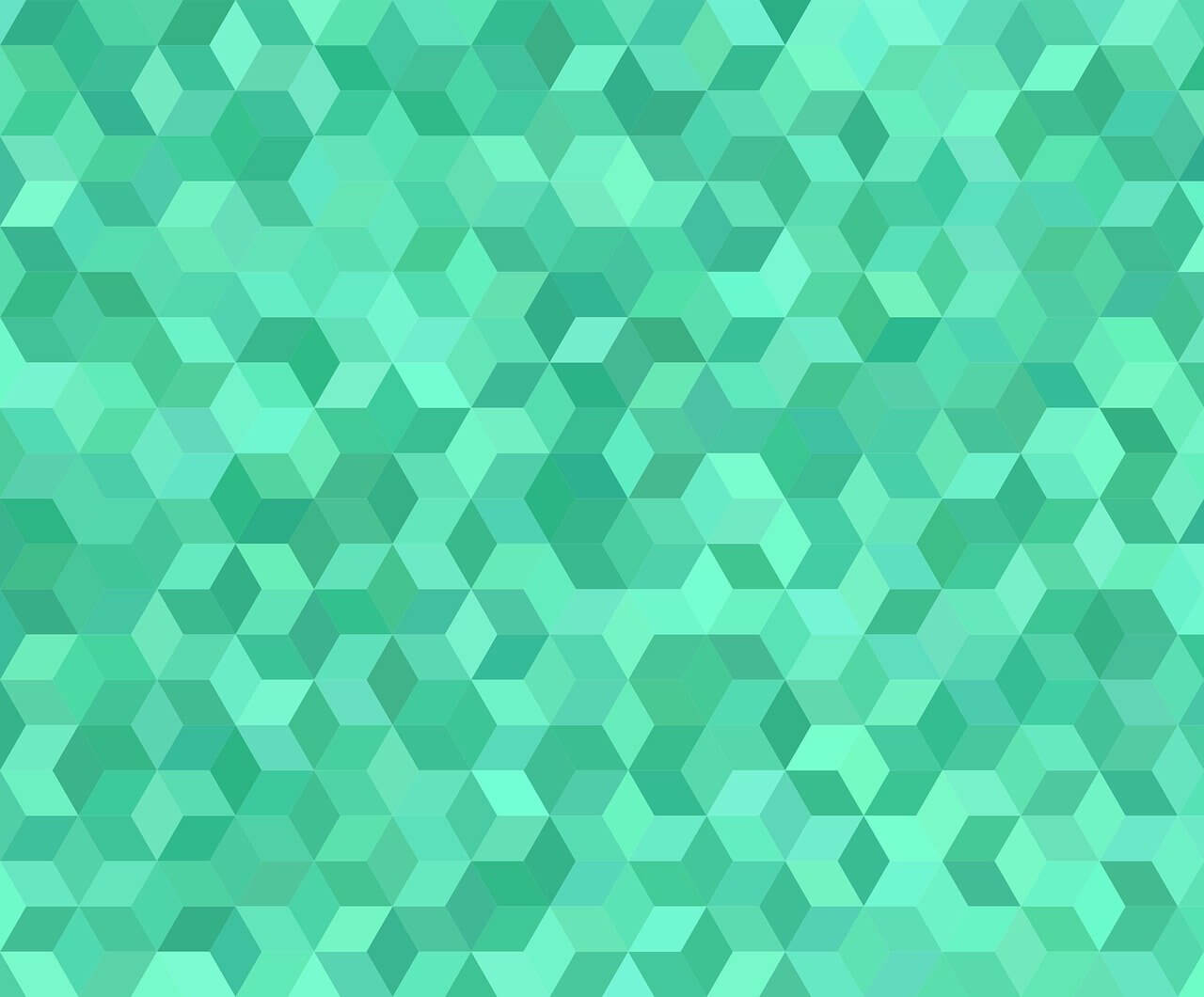Mosaic green pattern