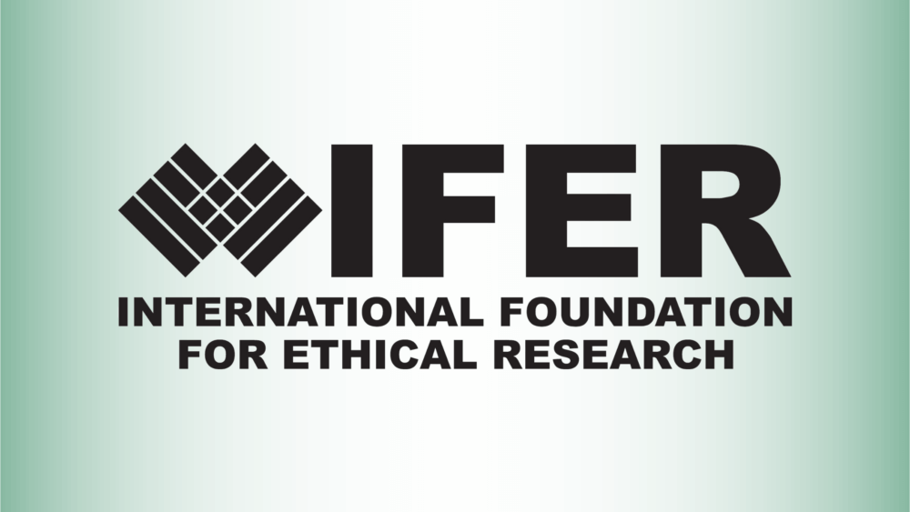 International foundation for ethical research logo
