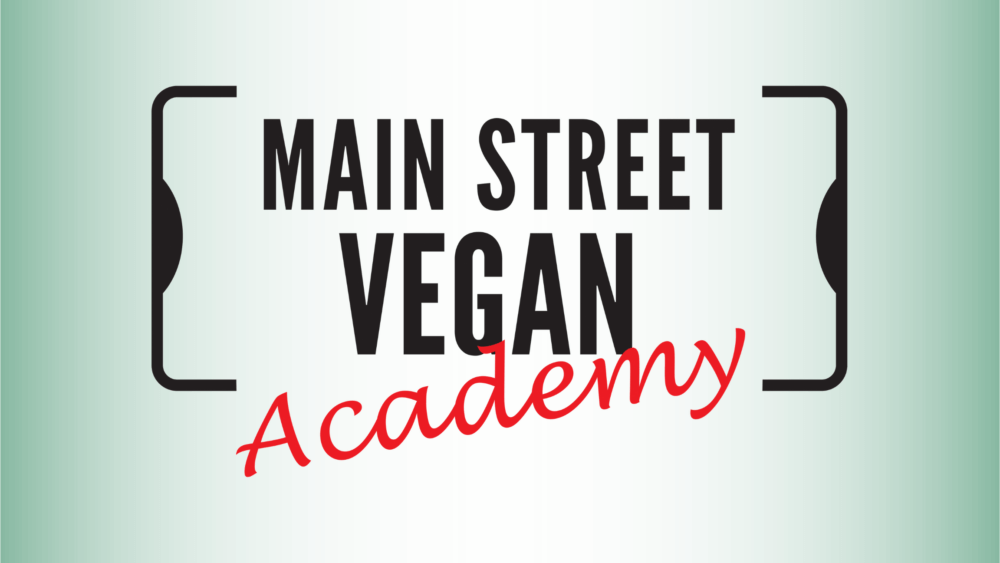 Main street vegan academy logo