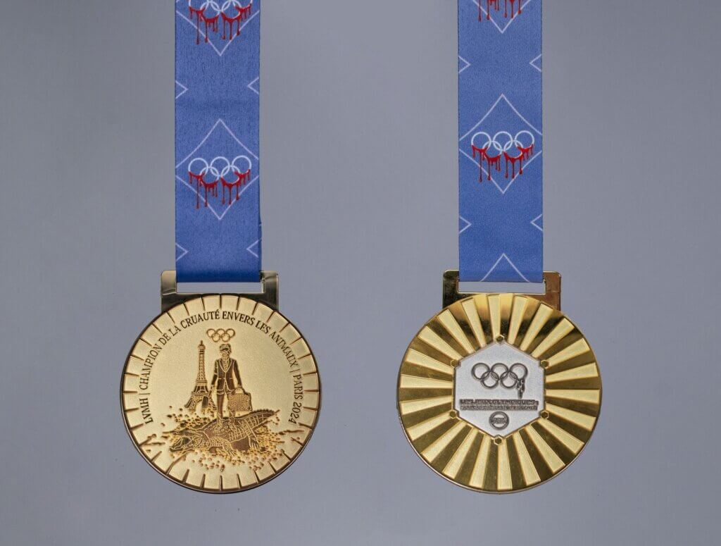 spoof paris olympics medals