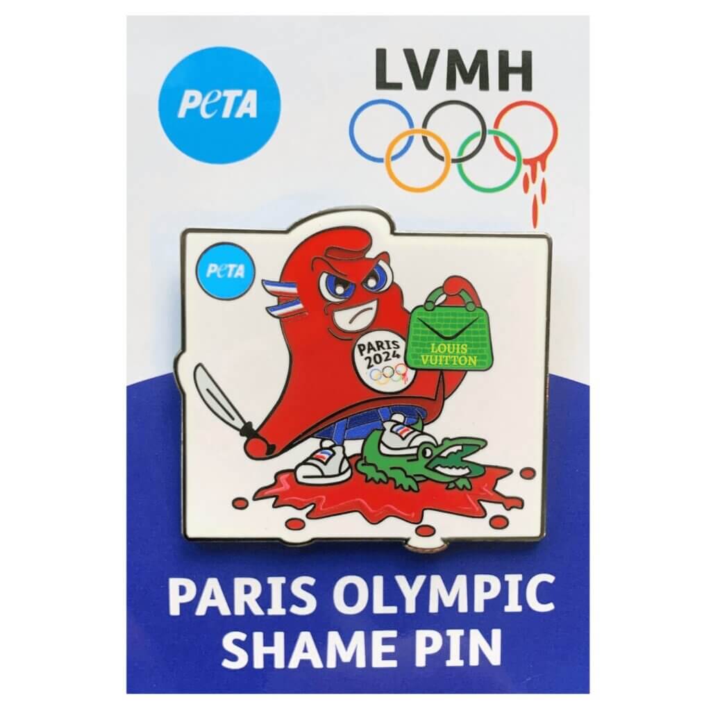 LVMH Olympics mascot pin