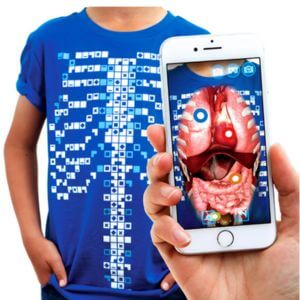 Augmented reality shirt