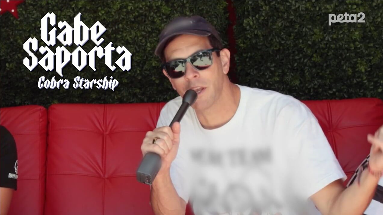 Gabe Saporta x peta2 ad